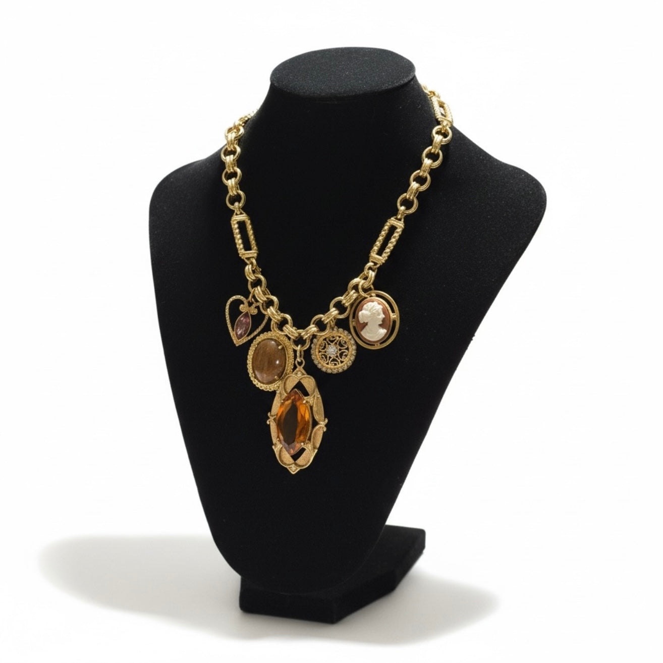 Citrine of Dreams Upcycled Necklace