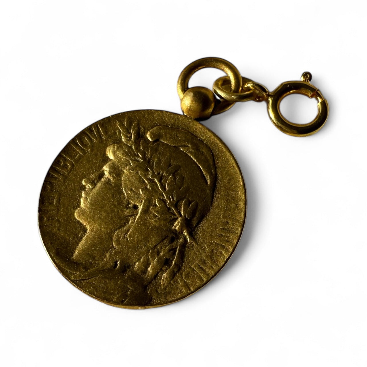 Large French Coin Charm