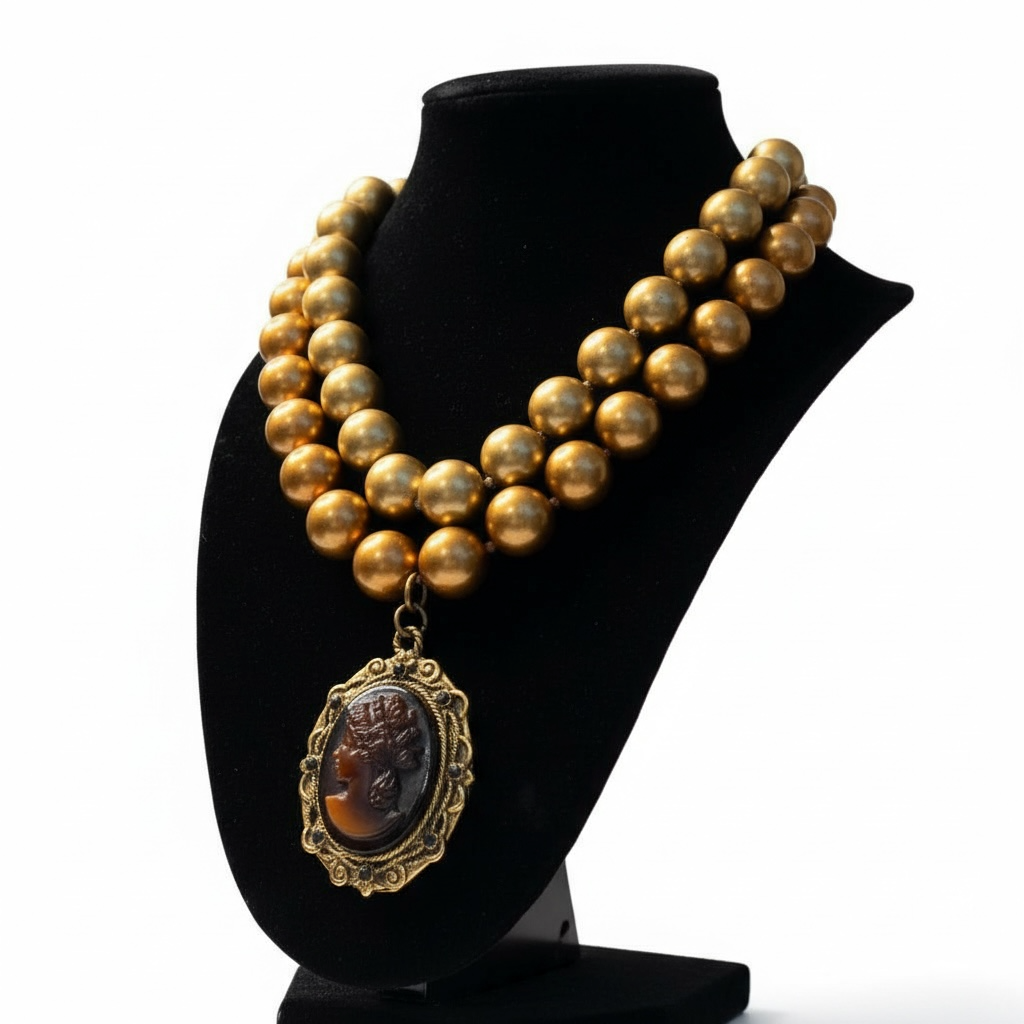 Golden Pearl Majesty Locket